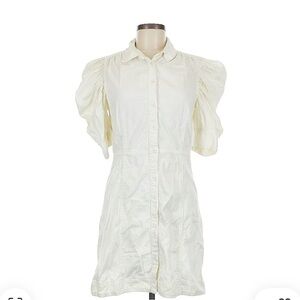 White Denim Frame Dress